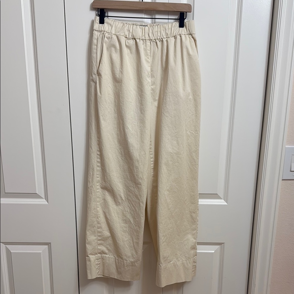 Women’s Everlane Easy Pant, Size 12, Canvas